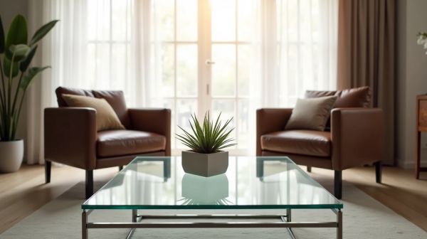 Tables basses en verre : l'élégance au quotidien dans votre salon